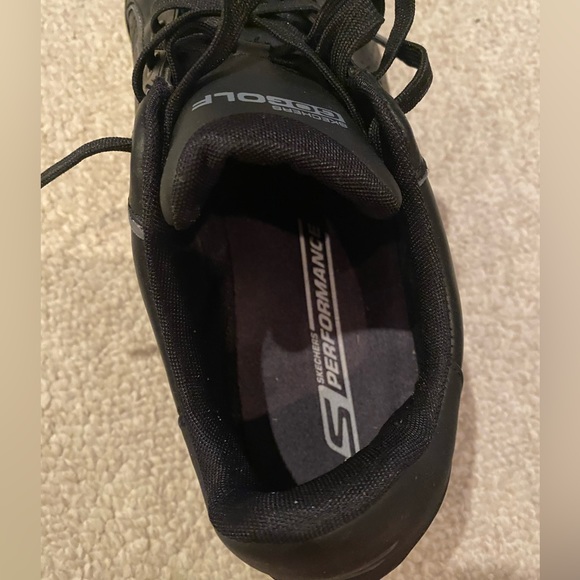 Like new, worn once! Skechers Go Golf shoes, size 11.5, black. - Picture 6 of 7
